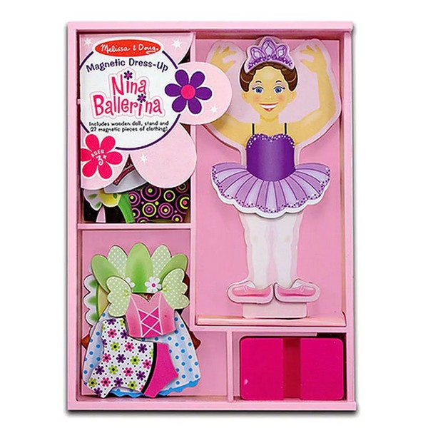Продукт Melissa and Doug - Нина балерина с магнитни дрехи - 0 - BG Hlapeta